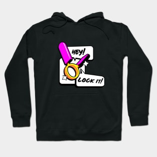 Hey lock it dumbbell clamps Hoodie